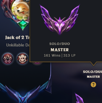 Student 313 LP in master tier with Yone